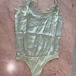 ASTR the Label Lace Trim Camisole Bodysuit in Sage Medium New Womens Tank Top Photo 1