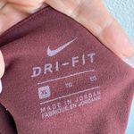 Nike  Yoga Luxe Womens Infinalon Cropped Longline Tank Redstone CV0576 Size XL Photo 4