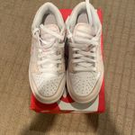 Nike  White and Light Pink Athletic Shoes Photo 1