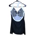 One Piece Black & White  Swimsuit Skirt New 4XL Photo 1