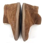 Minnetonka Women's Suede Faux Fur Lined Shearling Ankle Boot Brown Tan Size 10 Photo 3