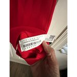 Endless Rose  Women's Red Shank Button Knit Crew Neck Mini Dress Size Medium Photo 4