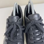 Vince  Benfield Black Leather‎ Platform Sneakers Low Top Womens Sz 7 US -Ret $250 Photo 7
