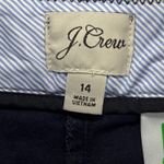 J.Crew  Navy‎ Blue Chino Shorts Pockets Casual Everyday Wear Womens Size 14 Photo 4