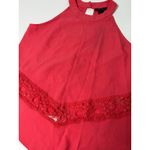 it's pink Coral Halter Top with Crochet Detail Photo 2