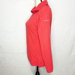 Columbia Fleece Pullover 1/4 Zip Jacket Womens Size Small Coral Lightweight Photo 3