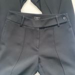 Femme De Carriere button tab cuffed black trousers, size XS Photo 2