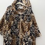 Erin London  1X Wild Animal Print Jacket Photo 0