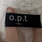 o.p.t. Isabelle Bianco White Cotton Embroidered Mini Dress Photo 4