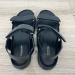 Vagabond  Black Leather Two Strap Sandals Photo 10
