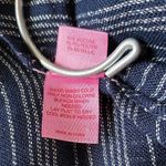 PINK - Victoria's Secret  Navy and White Striped Scarf Size 80x17 Photo 4