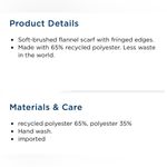 Old Navy  flannel scarf, NWT Photo 7