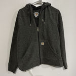 Carhartt Fleece Hoodie Jacket Women Size M Hooded Full Zip 8/10 Photo 0