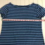 Ralph Lauren  Blue Stripped Tee Shirt Dress Photo 4