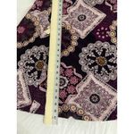 Nina Leonard Nina‎ Leonard Women's Purple Medallion Print 3/4 Sleeve Midi Dress M Photo 6