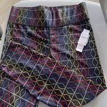 Terez  Multicolor Wave Pattern 3/4 Leggings SHOW ME YOUR STRIPES NWT Photo 0