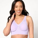 AnyBody Intimates Purple Seamless CupLift Sports Bra Size 3X Photo 0