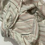 Free People  Chevron Stripe Tie Front Tank - Ivory Multi - 0 Photo 7