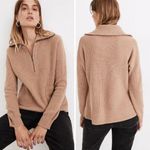 Madewell  Glenbrook Half-Zip‎ Pullover Sweater, NEW, women's size XS Photo 3