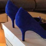 Sole Society Royal Blue Suede Pumps Photo 4