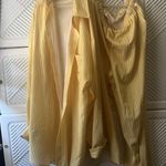 Yellow Striped Women's Jumpsuit Size L Photo 5