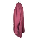 Denim & Co . Active French Terry Tunic Jacket with Ribbed Trim Dark Cherry 3Xd Photo 8