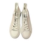 American Eagle NWT  Canvas Eyelet  Hightop Sneakers Womens 7 White Photo 2