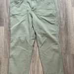 J. Jill Women's Olive Petite Cropped Jeans 16 Straight Leg Ankle in Moss Green Size 16P Photo 0