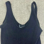 ZARA  Ribbed Tank Black Bodysuit Photo 1