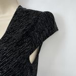 Windsor Vintage Y2K  Dress Womens Small Black Silver Sparkle Festive Whimsigoth Photo 5