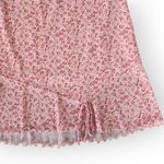 American Vintage Vintage Y2K No Boundaries Pink Floral Elastic Waist Fairy Ruffle Hem Skirt M Photo 2