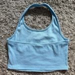 Pale Blue Halter Neck Top Size M Photo 1