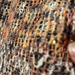 Cute Y2K style oversized aztec print crochet sweater top Boho coquette Brown Photo 11