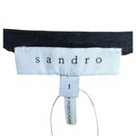 Sandro  Black Silk Blouse Size M Photo 4