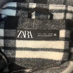 ZARA Oversized Plaid Shacket Photo 4