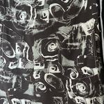 Elisa Cavaletti Long Sleeve Graphic Dress Luxury Italian Made Size Small Black Photo 6