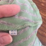 Boden plus size green and grey stripe v neck tee size 16 96% cotton Gray Photo 4