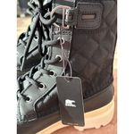 Sorel Caribou Royal Boots in Black & Chalk 8 New Womens Waterproof Photo 8