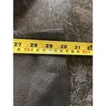 MetroStyle Vintage Black Leather Pants Straight Leg Lined Biker Women’s Size 12 Photo 5