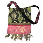 Mudd  Bohemian Crossbody Bag Adjustable‎ Strap Colorful Fringes Photo 0