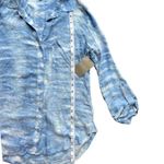 Anthropologie NEW Cloth and Stone Clouds Tie Dye Button Down Blouse Size XS Boho Photo 3
