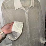 ZARA white polkadot slip dress Photo 2