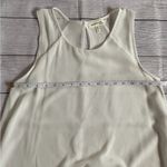 Monteau Cream Sleeveless Asymmetrical Tank Top Photo 3