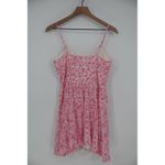 Sky to Moon Pink Floral Lace Trim Cami Dress Size L Size L Photo 7