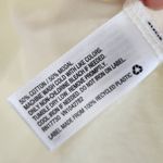 A New Day Short Sleeve T-Shirt Crew Neck Soft Fabric Pale Yellow Size Medium NWT Photo 3