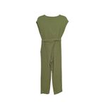 Backcountry Sleeveless Cotton Gauze Jumpsuit Olive Green Gorpcore Earth Tones Photo 3
