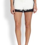 Rebecca Minkoff Leo chalk bicolor appliqué shorts Photo 5
