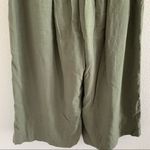 American Eagle Wide Leg Army Green Crop Pants Medium Photo 8
