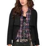Free People Herringbone Wool Puff Sleeve Blazer Photo 0