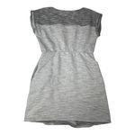 Anthropologie Edme + Esyltte women's large gray mini dress  white casual cap crew Photo 1